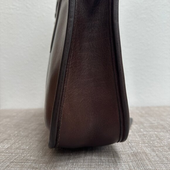 Rare Vintage Coach Marketing Tote 9580 in Mahogany Leather, NYC made 1977 in EVC - Picture 5 of 13